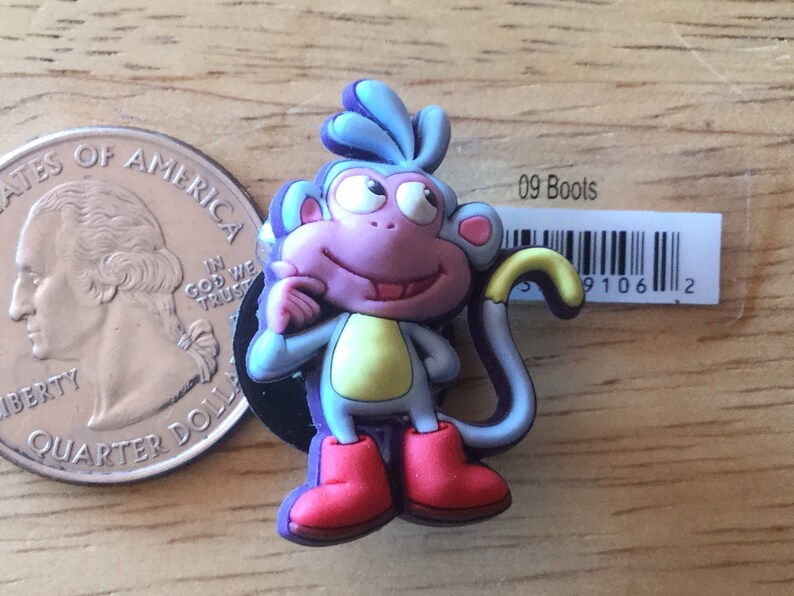 Dora the Explorer Characters DIEGO BOOTS Authentic Jibbitz Charm for Croc Shoes