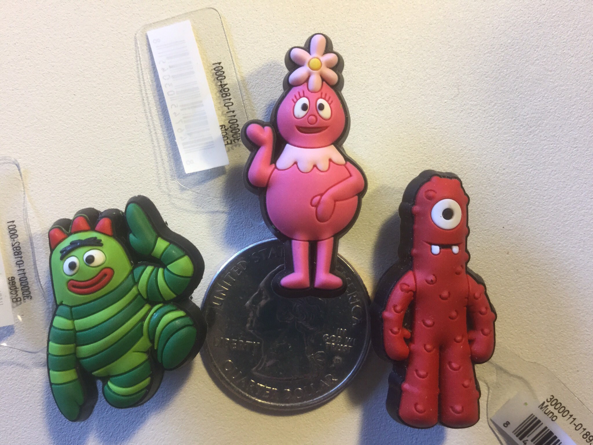 Yo Gabba Gabba Charaktere Foofa Muno Brobee Authentische Crocs Etsy
