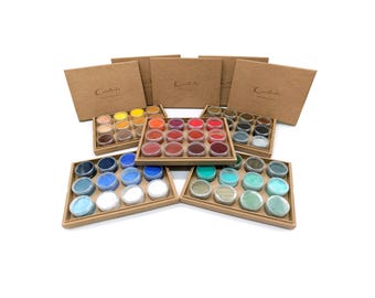 Golden Pigments Collection: 60 handgemachte natürliche und synthetische Künstlerpigmente