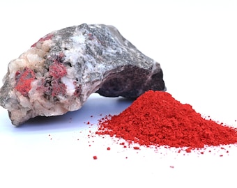 Natürlicher Zinnober (aus China) - Hochwertiges Pigment