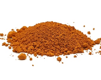 Pigmento ocre naranja francés: Tierra amarilla natural