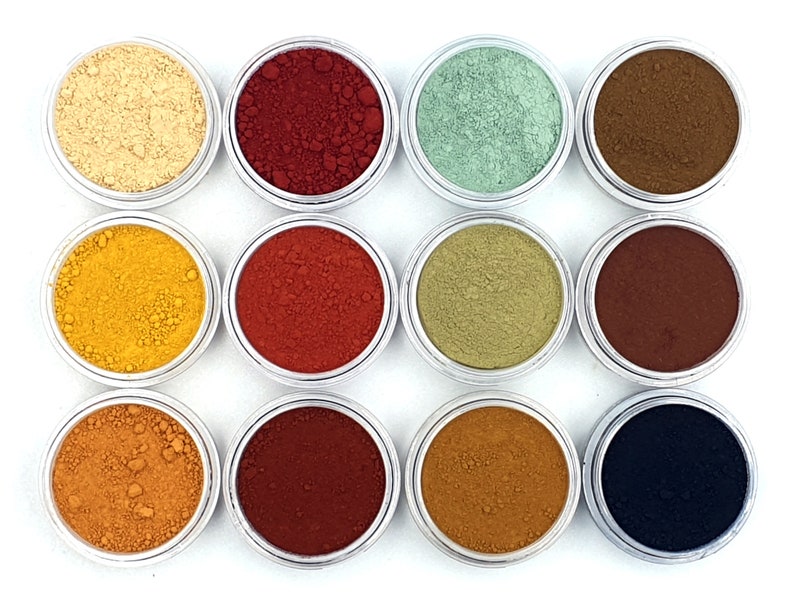 Hight quality natural earth pigments - eco friendly and no toxic pigments