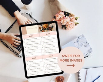 Monthly Meal Planning Template