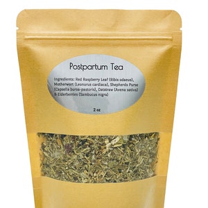 Postpartum Tea 2oz Loose Leaf for after birth