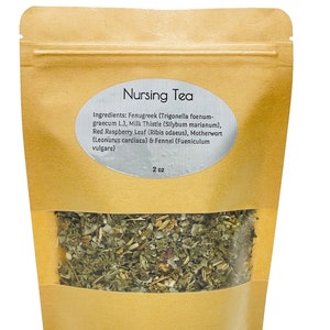 Nursing Tea 2oz Organic loose leaf tea for new mothers