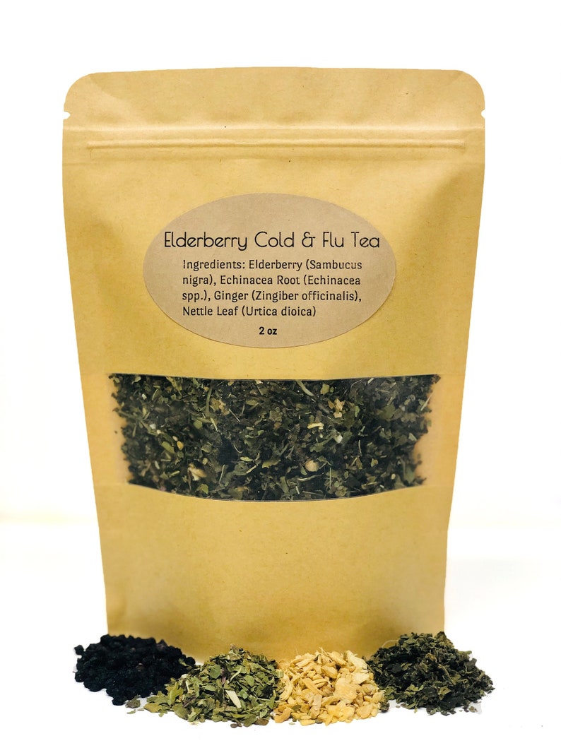Elderberry Tea Organic 2oz 30 Cups Etsy