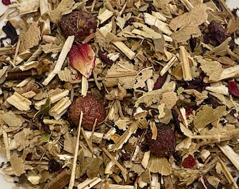 Healthy Heart Tea: Hawthorn Berry, Hibiscus Loose Leaf