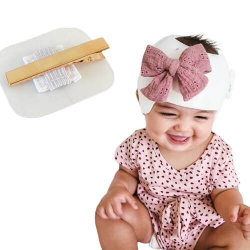 Cranial Helmet Bow Patchbaby Bows Helmet Attachment Etsy