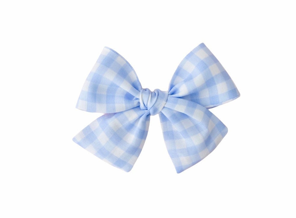 Blue Gingham Hair Accessories - wide 9