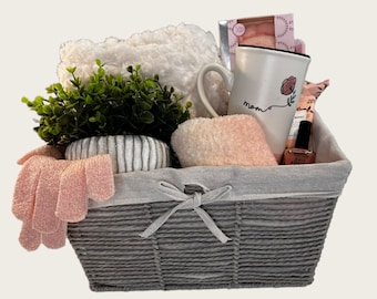 Relaxation Gift Basket | Self-Care Gift Basket | Spa Gift Basket | Gift Basket for Mom | Holiday Gift Basket for Mom