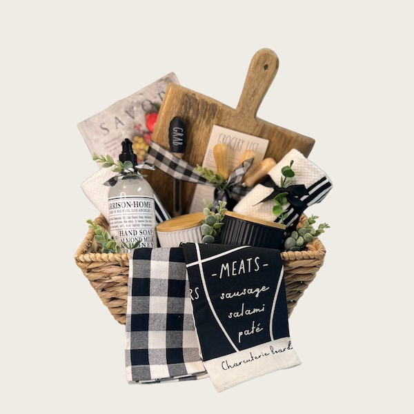 Charcuterie Board Gift Basket - Etsy