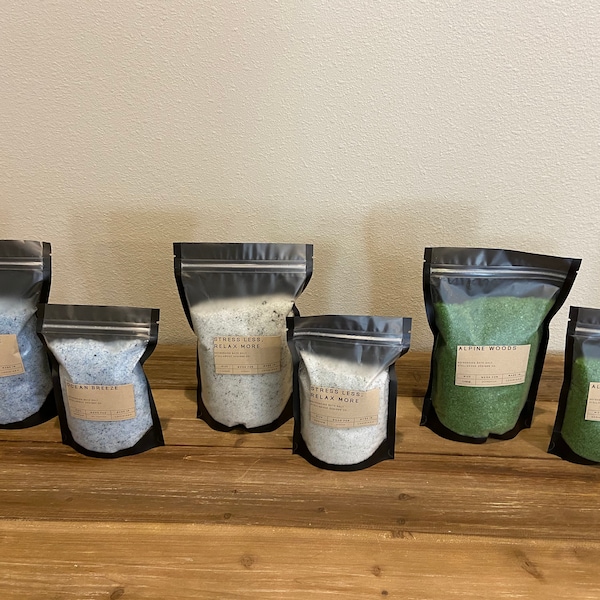 Handmade Bath Salts- The Men's Collection