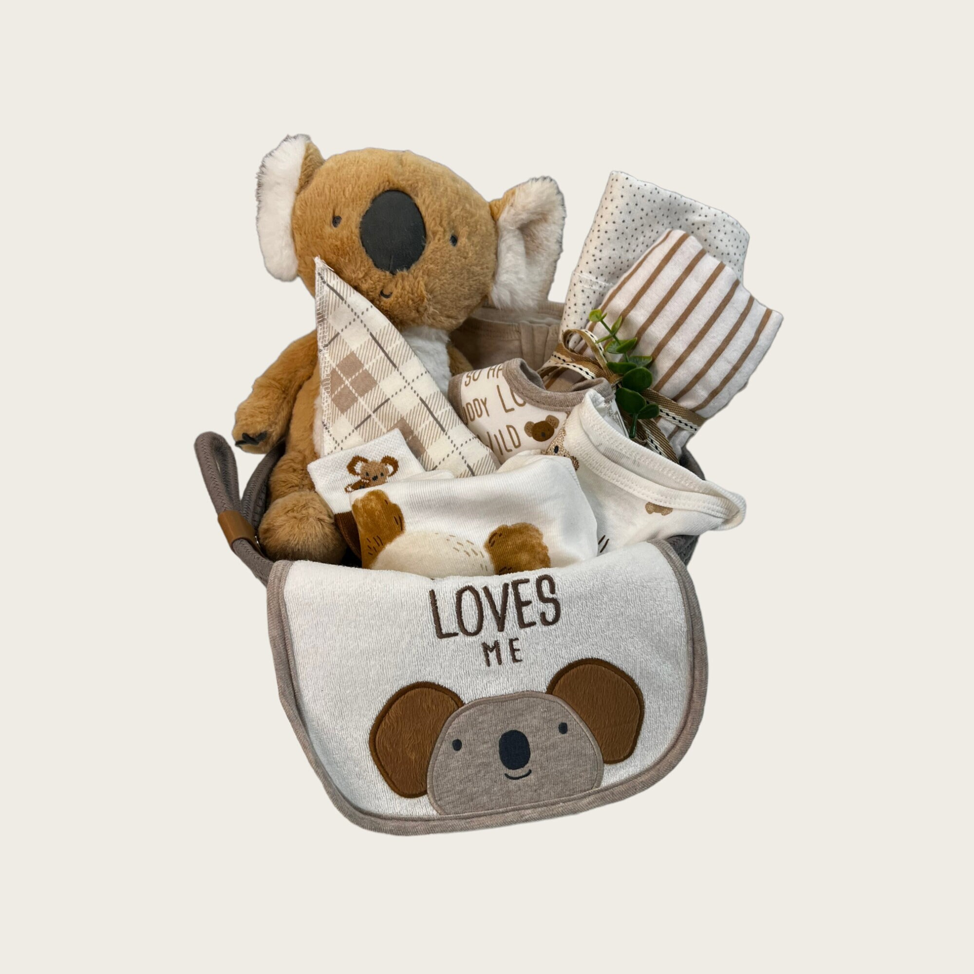 Baby Shower Gifts, New Born Baby Gifts for Girls Boys, Unique Baby Shower  Gifts Basket Includes Newborn Blanket,Security Beech Wood Koala