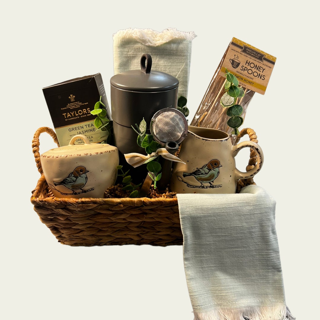 Tea Gift Basket Tea Gift Set Housewarming Gift Basket Thinking of You