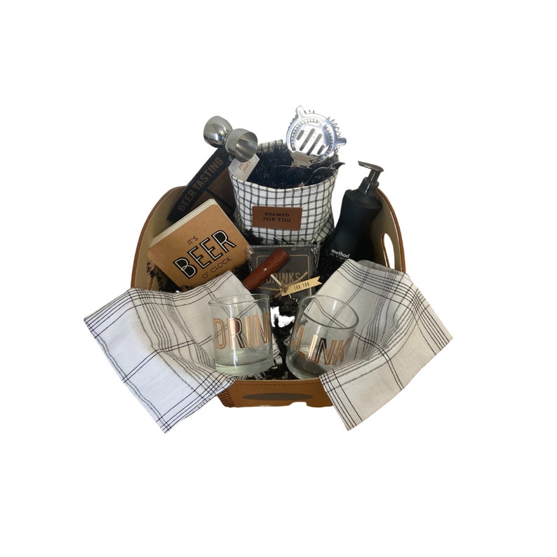 Bar Kit Gift/ Bar Accessories Gift/ Men's Gift Basket/ Etsy