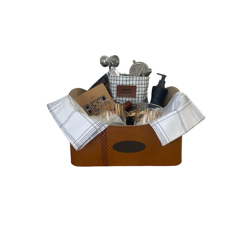 Bar Kit Gift/ Bar Accessories Gift/ Men's Gift Basket/ Personalized Men