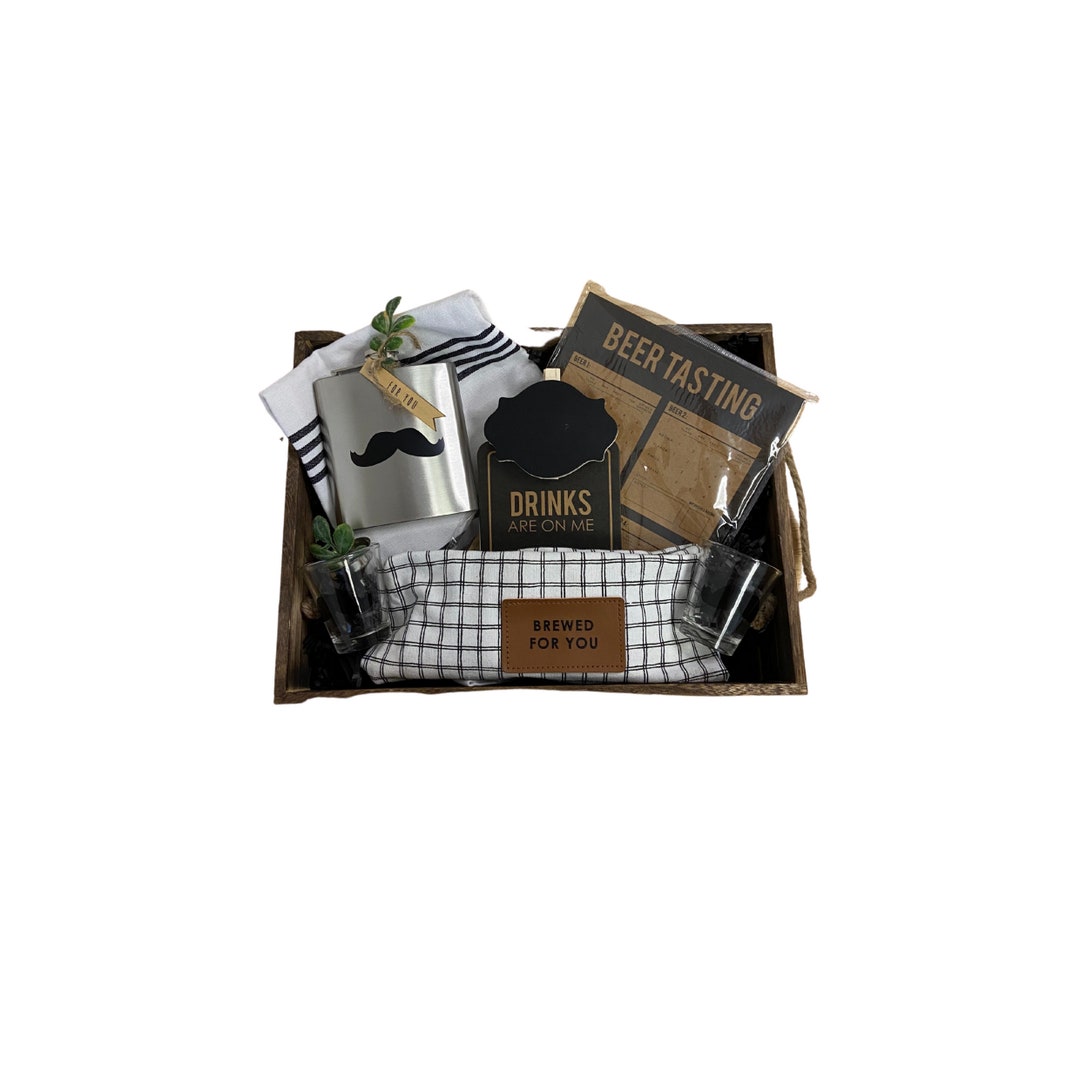 Bar Kit Gift/ Bar Accessories Gift/ Men's Gift Basket/ Men's Bar Kit