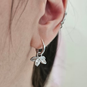 Marquise cluster bedel oorringen