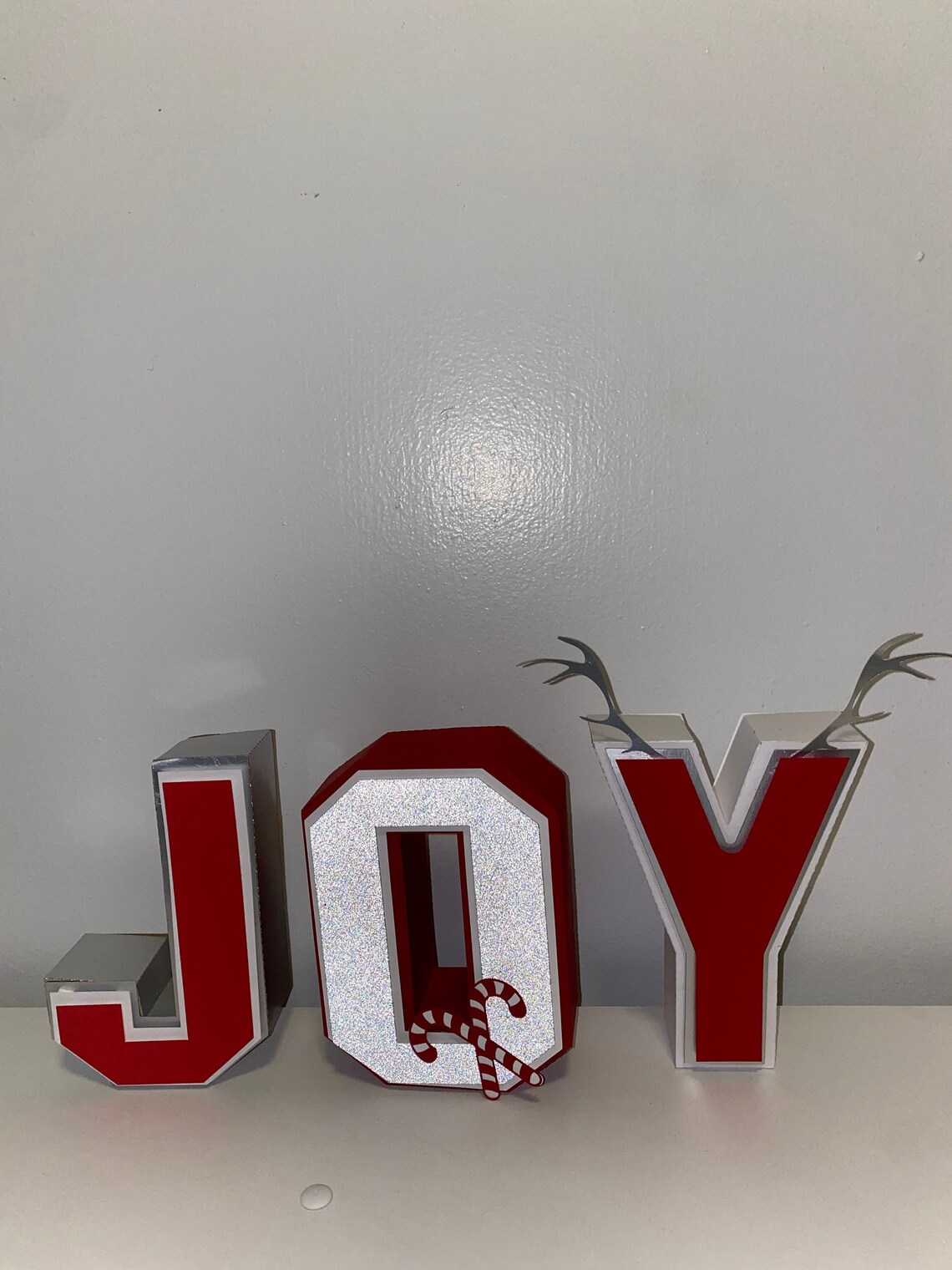 3D Letters Cardstock Letters Glitter Letters Custom 3D Etsy
