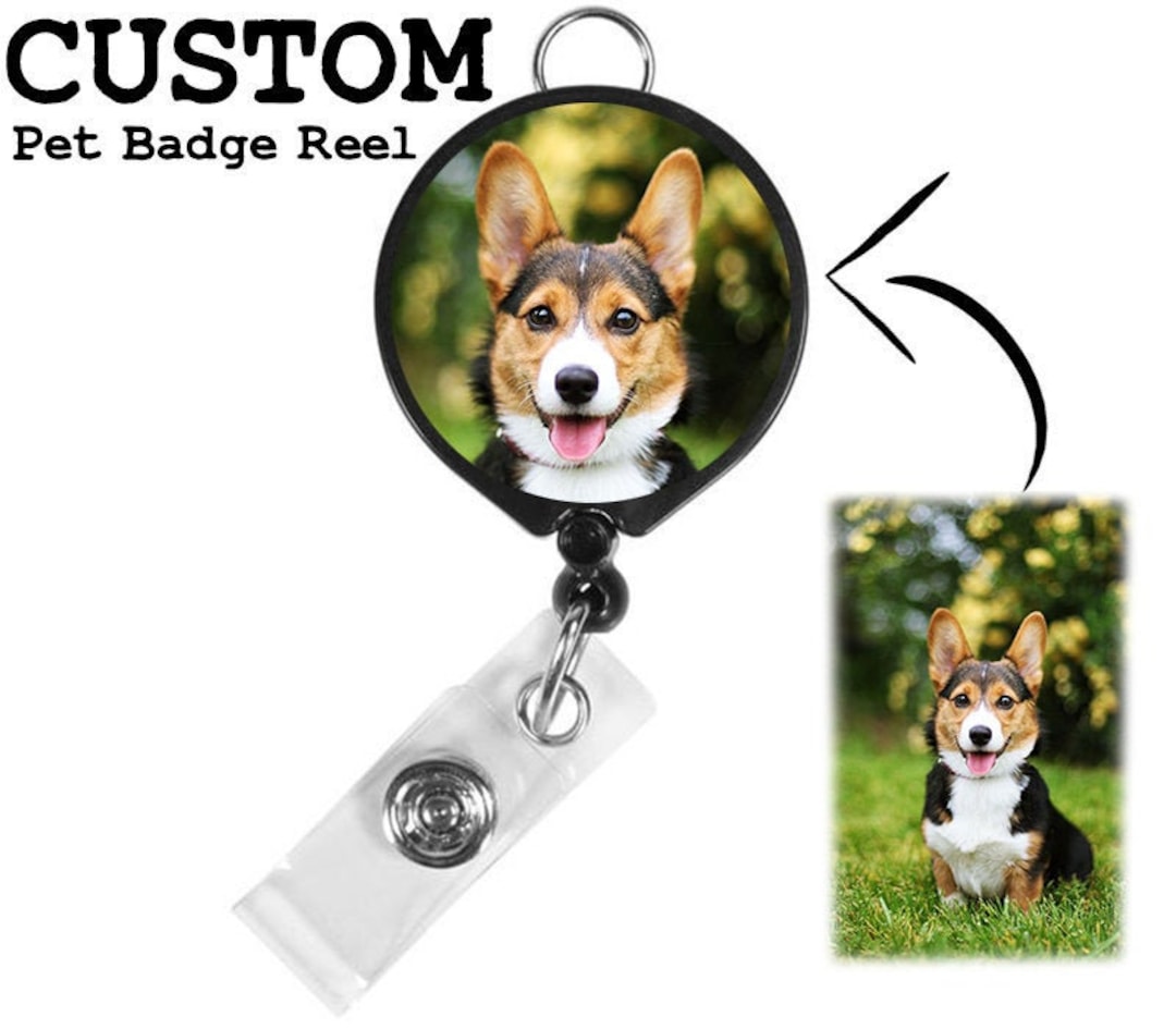 Custom Photo Retractable Badge Reel Design Your Own Badge Holder