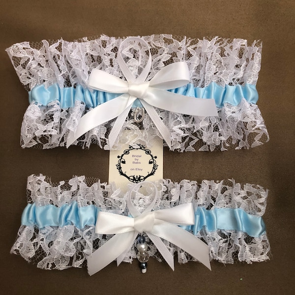 Baby Blue Garter Etsy