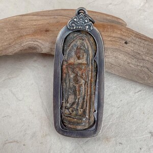 Old Thai Buddha Pendant/ Amulet Pendand/ Buddhist Talisman Pendant/ Lucky Charm #3