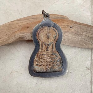 Old Thai Buddha Pendant/ Amulet Pendand/ Buddhist Talisman Pendant/ Lucky Charm #2