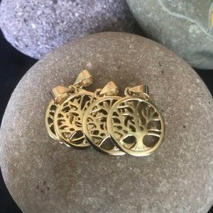 Tree Of Life Pendant With Gold Plated Over Sterling Silver