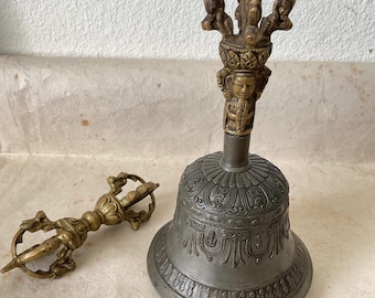 Old and Used Tibetan Buddhist Bell and Dorje - Etsy