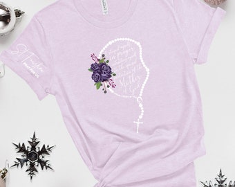 Saint Faustina Rosary Prayer T-Shirt (BEST SELLER)