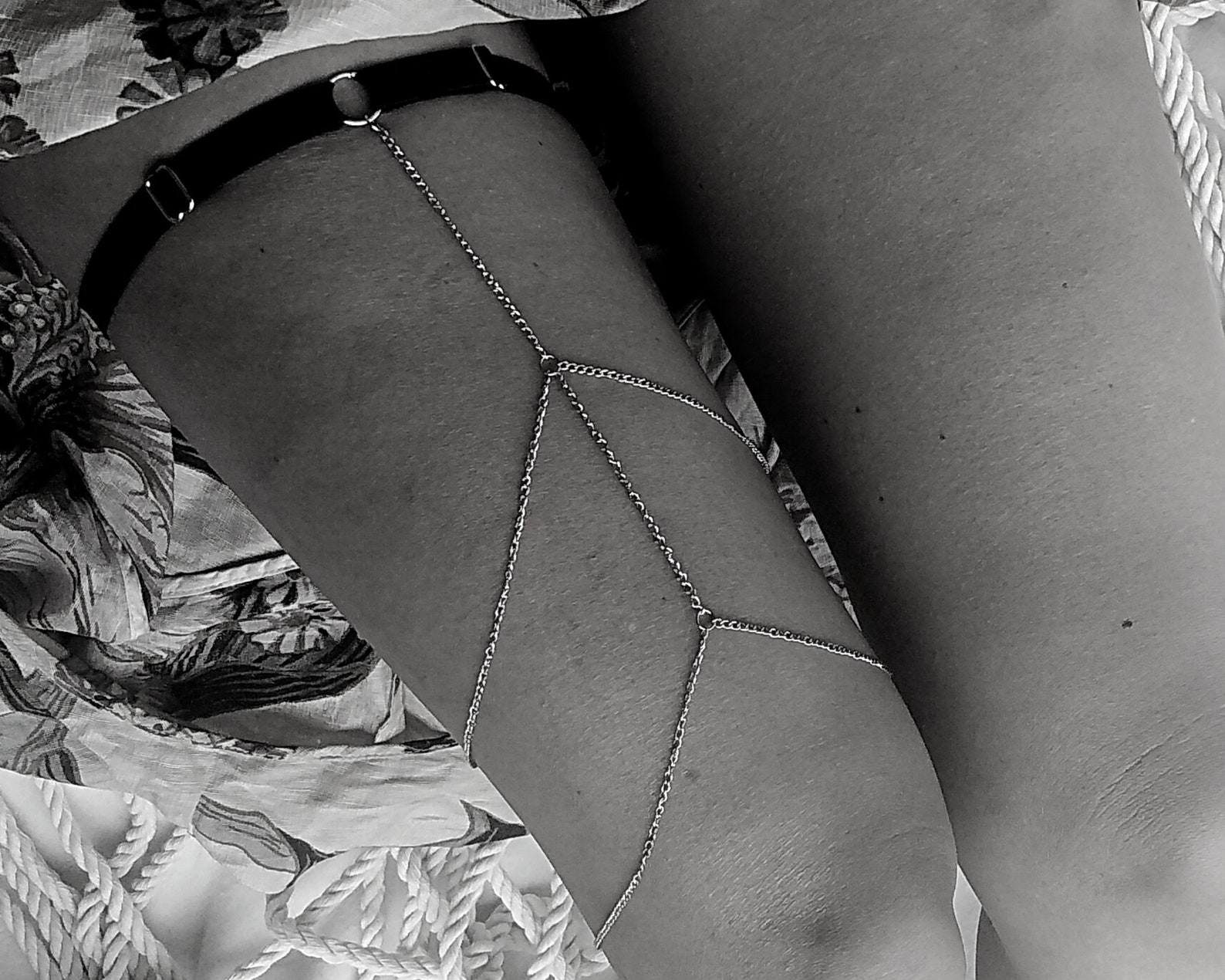 Leg Jewelry Leg Garter Thigh Chain Body Chain - Etsy