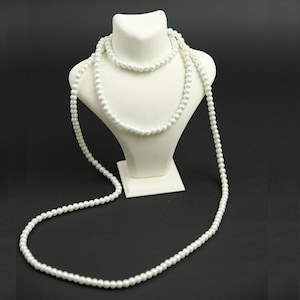 Lange parelketting, Gatsby-ketting, kunstparels