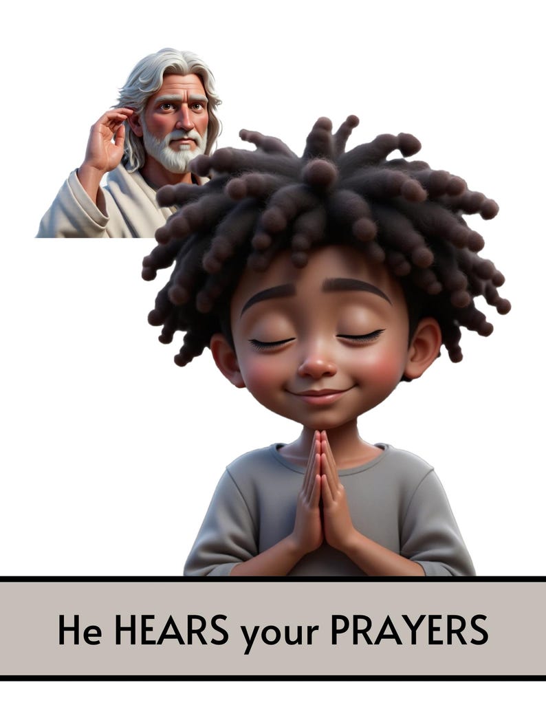 A Child's Prayer Singing Time Visual Aid, Lds Primary Printable - Etsy