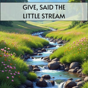 Darle a Said the Little Stream la ayuda visual para la hora del canto