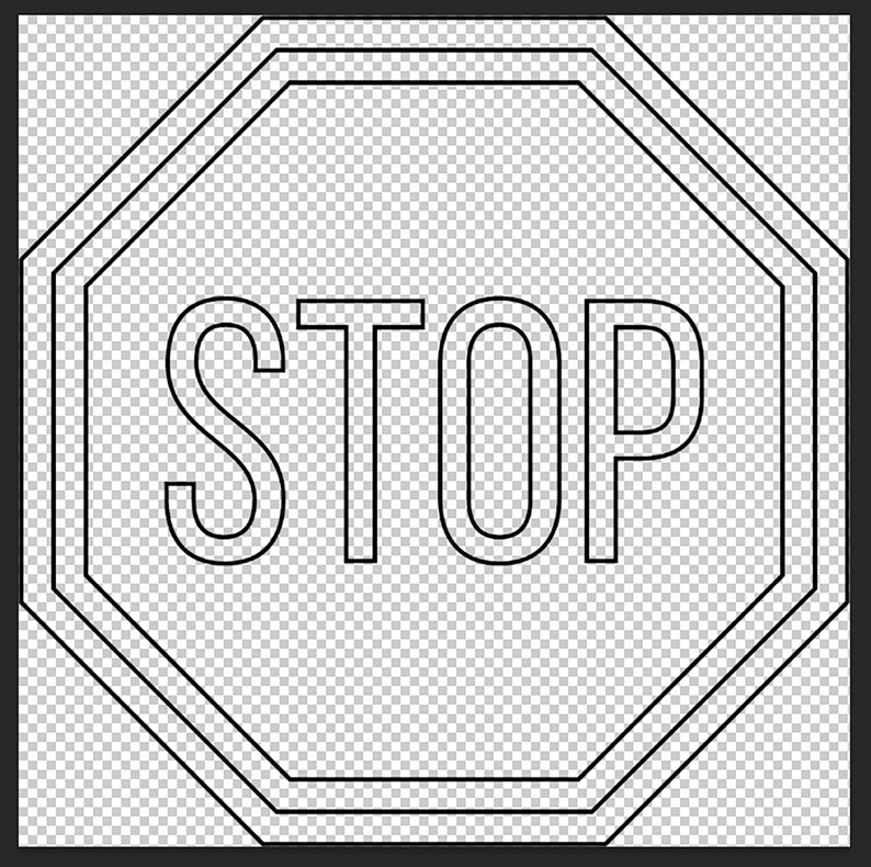 Stop Sign / Go Sign Bundle: Highway Font Graphics (digital Download) - Etsy