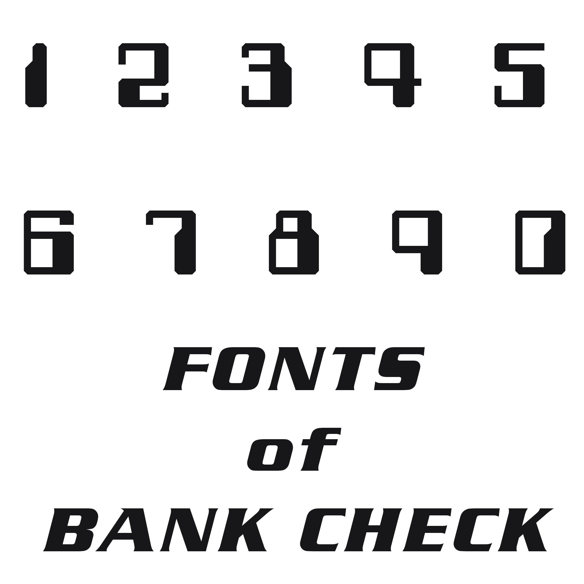 Bank code on check