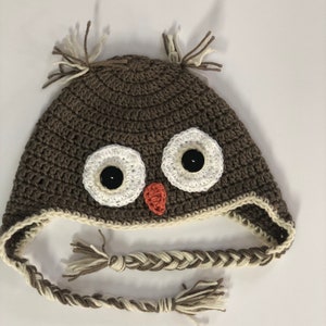 Crochet Owl Hat