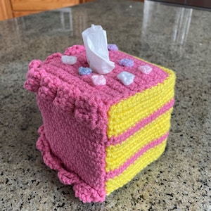 Cake Tissue Box Cover, Fun Home Decor