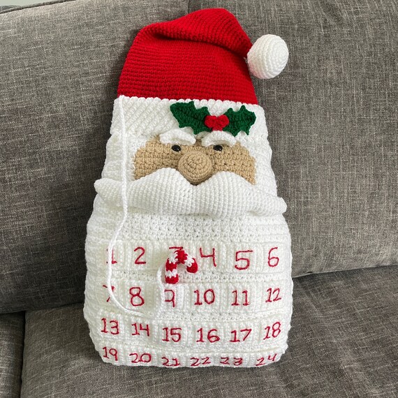 Advent top calendar pillow