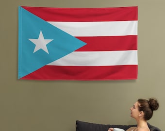 Puerto Rico Flag, 3x5 ft, Indoor/Outdoor Polyester, Boricua Pride