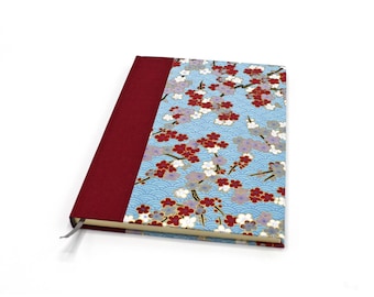 Caderno DIN A5/ DIN A6 papel japonês Chiyogami