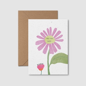 Carte de vœux - Carte de graines *La petite graine*