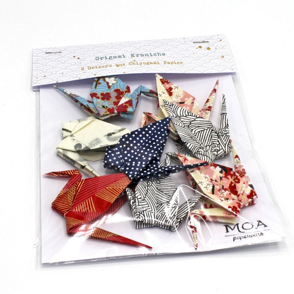 Mix and Match 8 Origami Kraniche