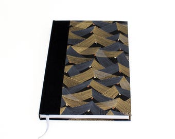 Caderno/Bullet Journal DIN A5 Chiyogami com bolso de sapo