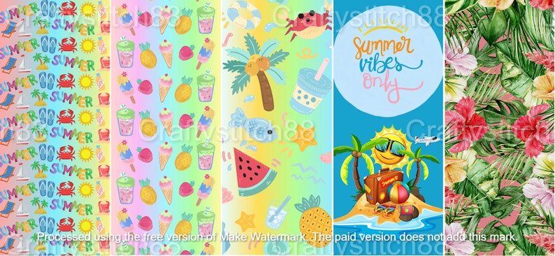 Ice pop, 60 Bundle Designs, Summer, Kawaii, Cute, Monsters, Comics, Tropical, Robots, Gamer, Popsicle Holder, Digital, Template, Sublimation image 10