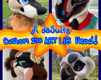 Custom Fursuit Head Commission 24 Hour ARTISTIC LIBERTY Suit Commissions