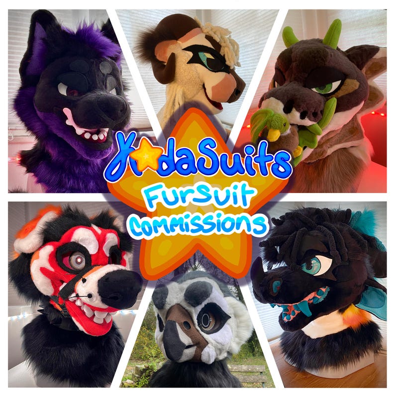 Custom Fursuit Head and Partial Commissions - Etsy