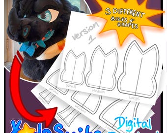 Forked Fursuit Tongue Pattern Furry PDF Pattern Beginner Friendly Digital Download Easy With Directions