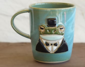 Caneca de Sapo: Xícara de Cerâmica Artesanal