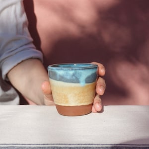 Coffee Tumbler, Espresso Cup, Ceramic Mug Handmade Pottery Mug, Wheel Thrown Pottery